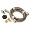 AUTO METER 3228 6FTBRAIDED STAINLESS STEEL LINE, #4