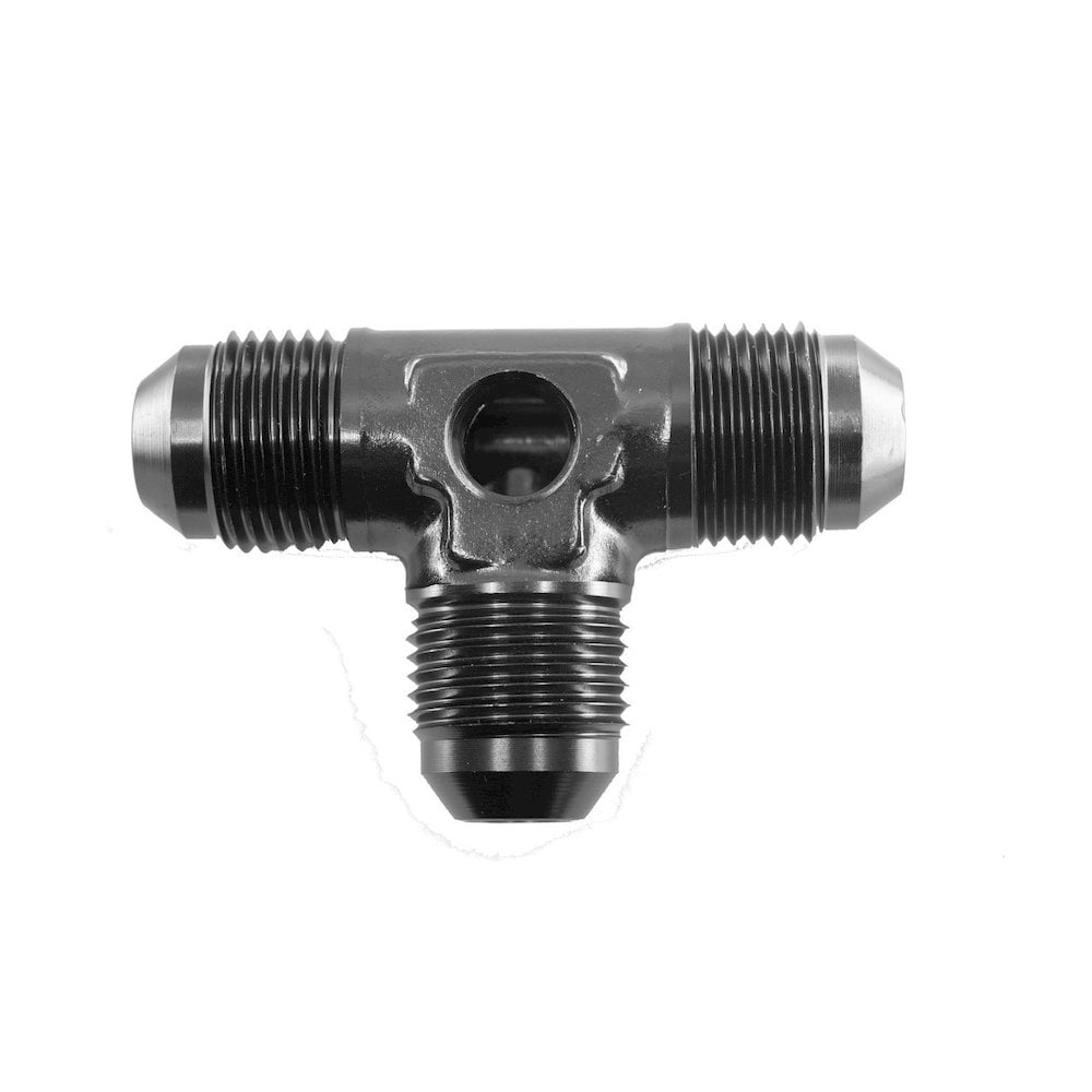 -06 an Male Flare Tee with 1/8' NPT