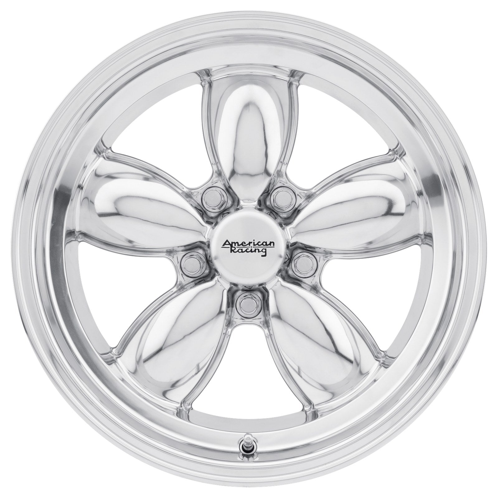 American Racing Vintage VN504 CAP SNAP IN POLISHED