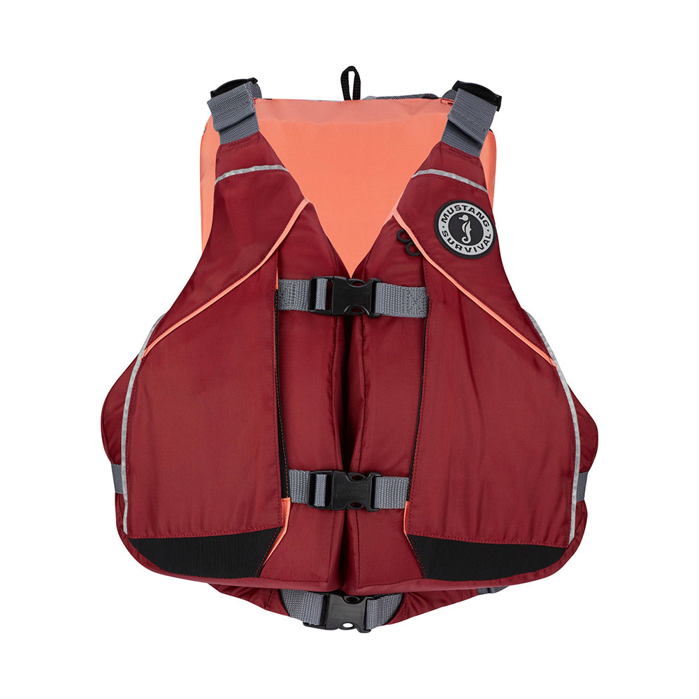 Mustang Women' Moxie Foam Life Vest - / - Merlot/coral