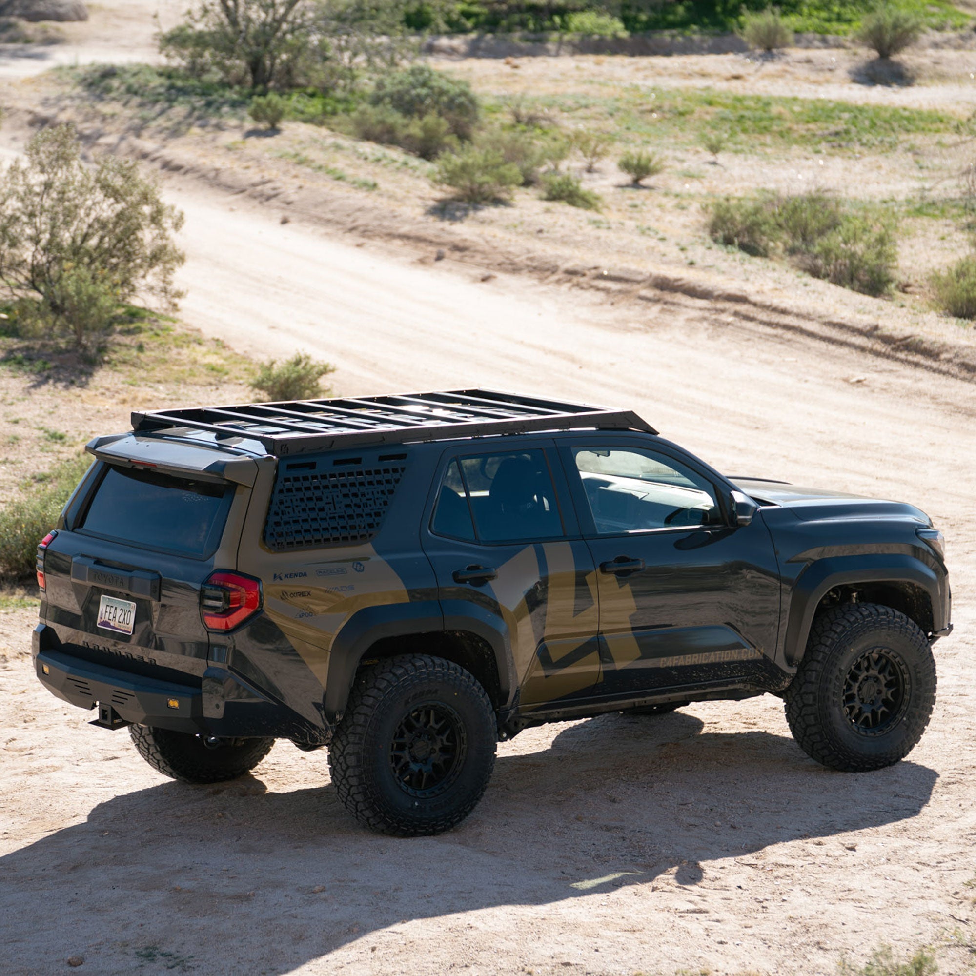 4Runner Roof Rack with Optional Light Bar Mount / 6th Gen / 2025+ (No Light Mount)