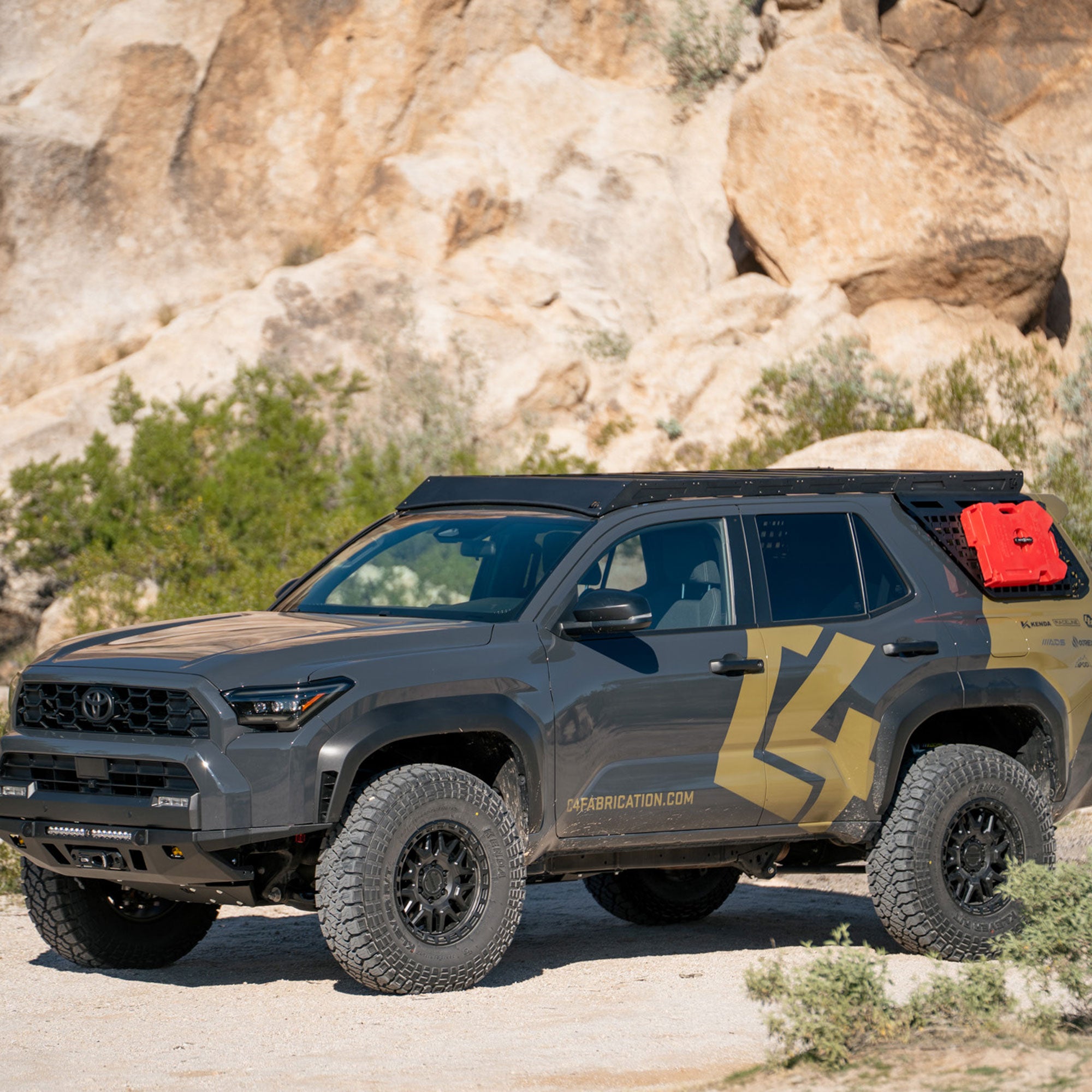 4Runner Roof Rack with Optional Light Bar Mount / 6th Gen / 2025+ (No Light Mount)