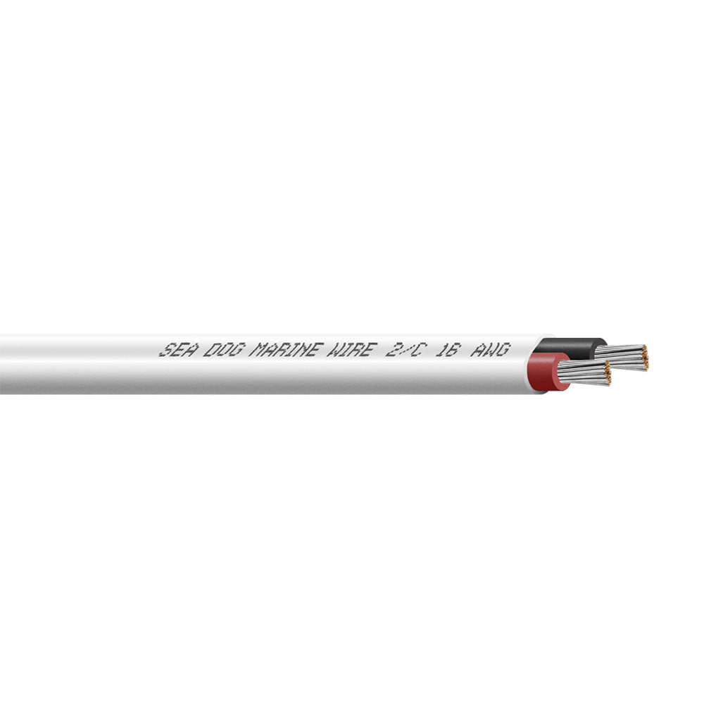 Sea-Dog 16/2 Flat Duplex Wire - Red/Black - 25'