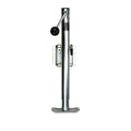 Powerwinch Saltwater Series Jack - 2500lb, Weld-On, Flat Plate, Zinc 500+ HR Salt Spray