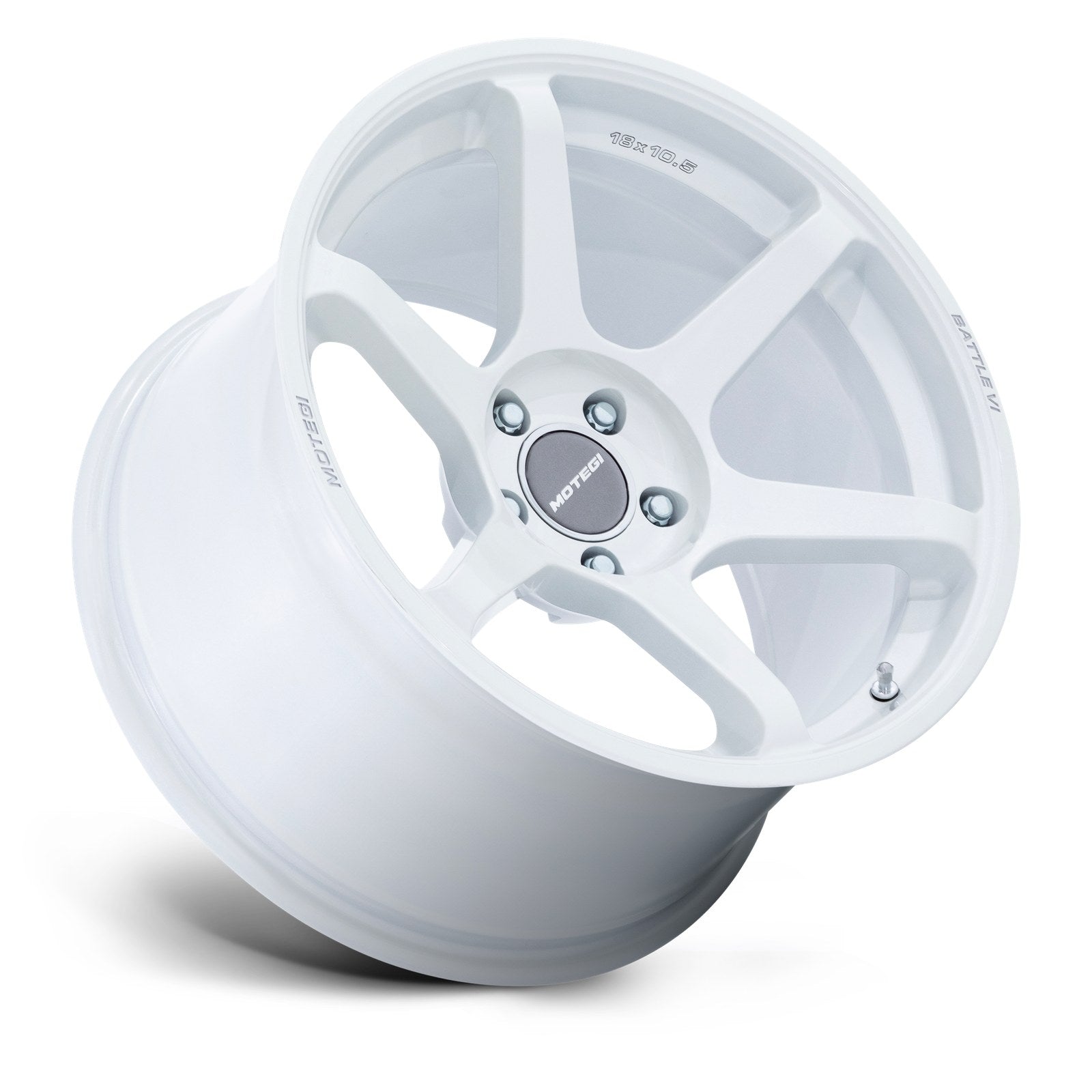 Motegi BATTLE VI 18X8.5 4X4.5 72 +30 MA-WHT-PRL