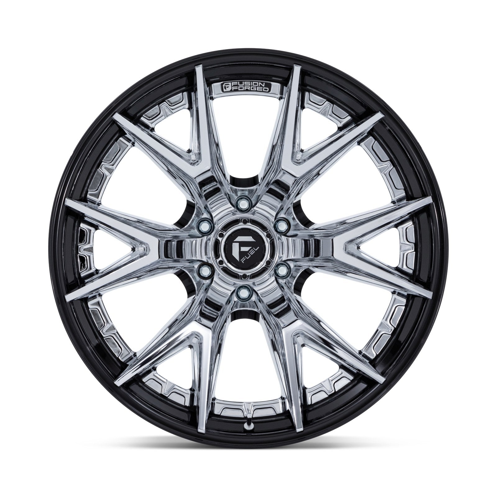 Fuel 1PC Catalyst 24X12 8X180 124 -44 Chr G-Blk