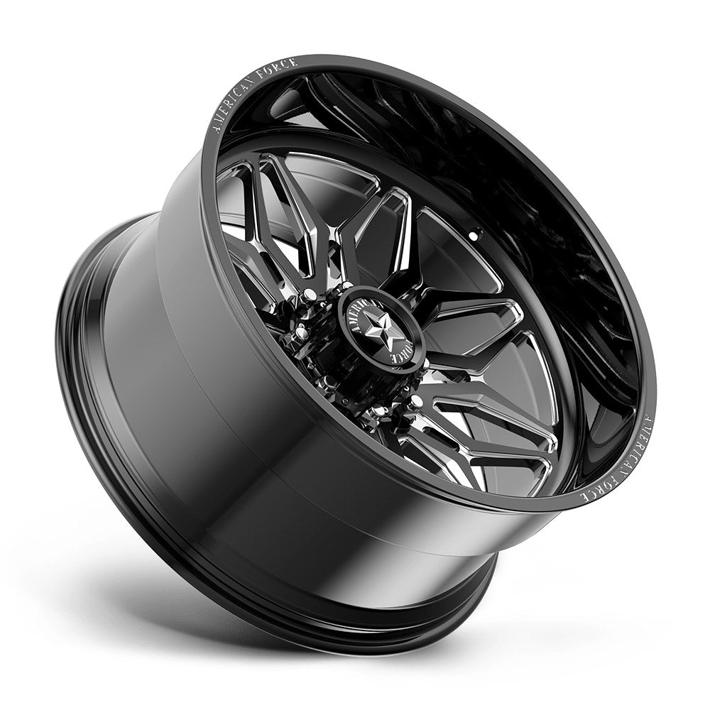 American Force STUNNER SFCC 22X12 8X180 -55 BLK-MILL