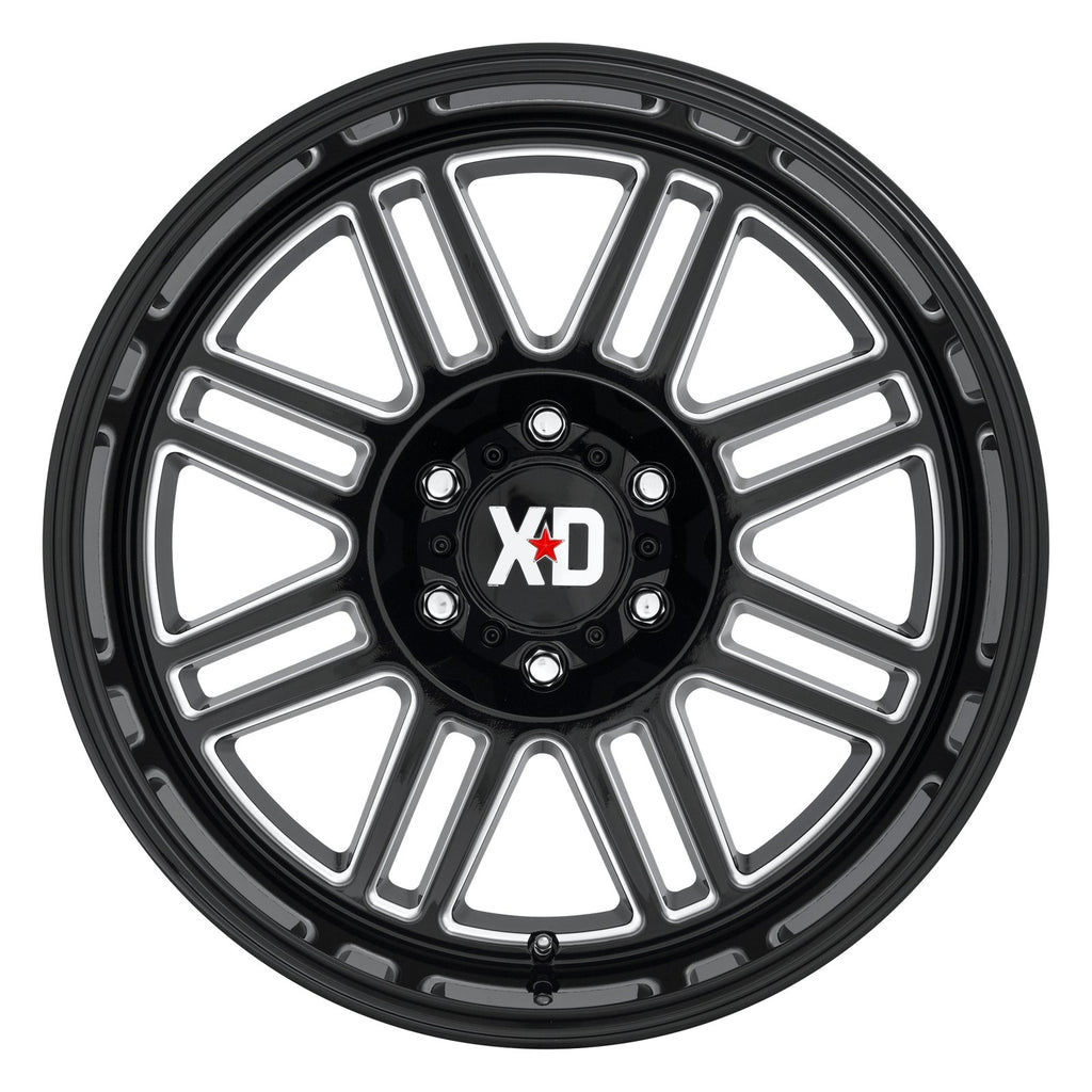 XD850 20X9 8X6.5 G-Blk Mill 0MM