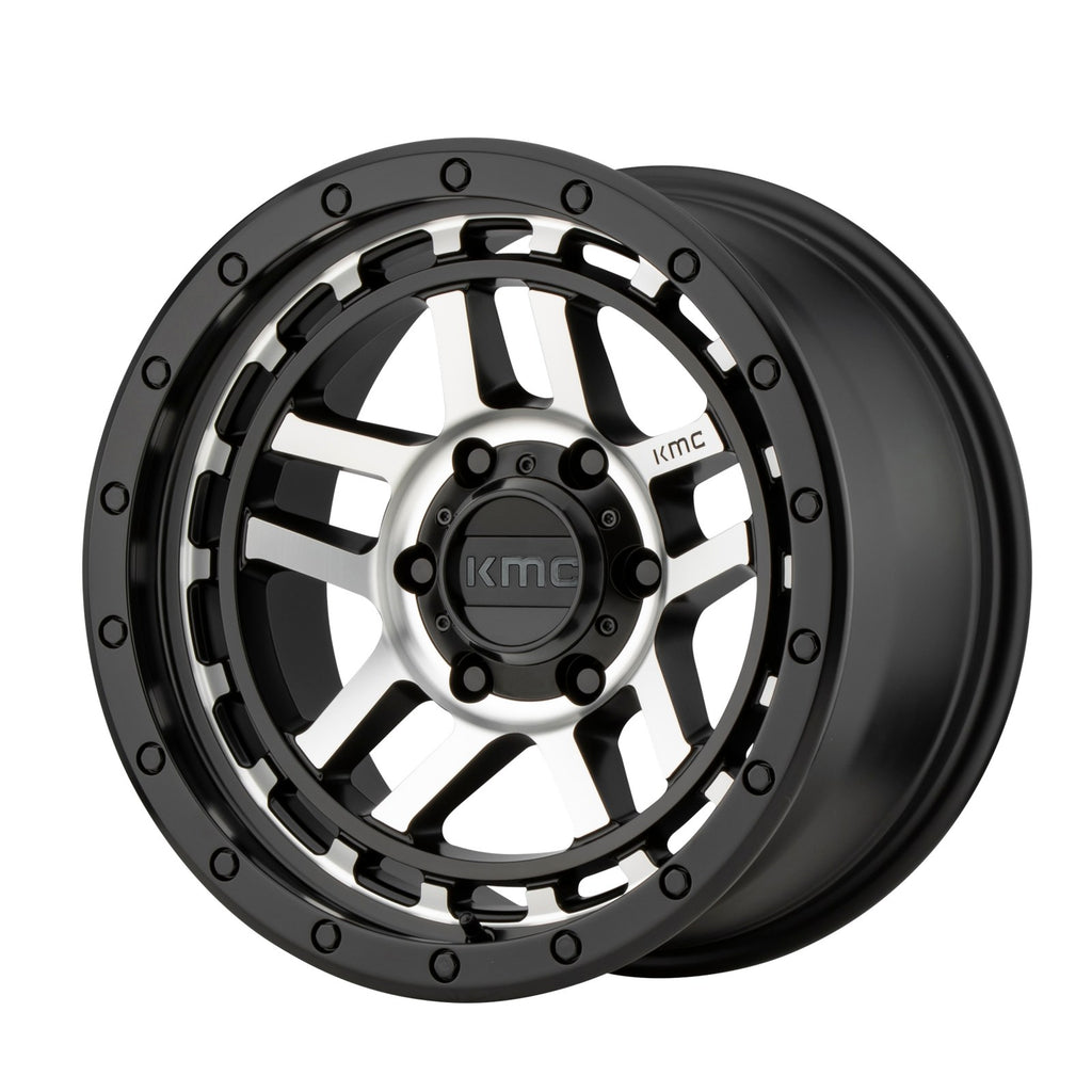 KMC KM540 17X9 6X5.5 G-Blk Mch Rtcc -02MM