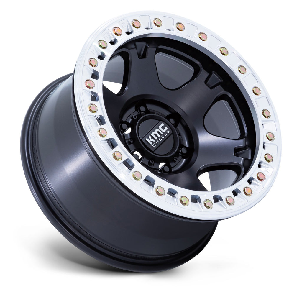 KMC Vi Bl 17X9 6X135 87 -38 S-Blk Mach
