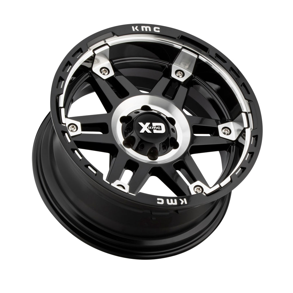 XD840 17X9 6X5.5 G-Blk Mach -12MM