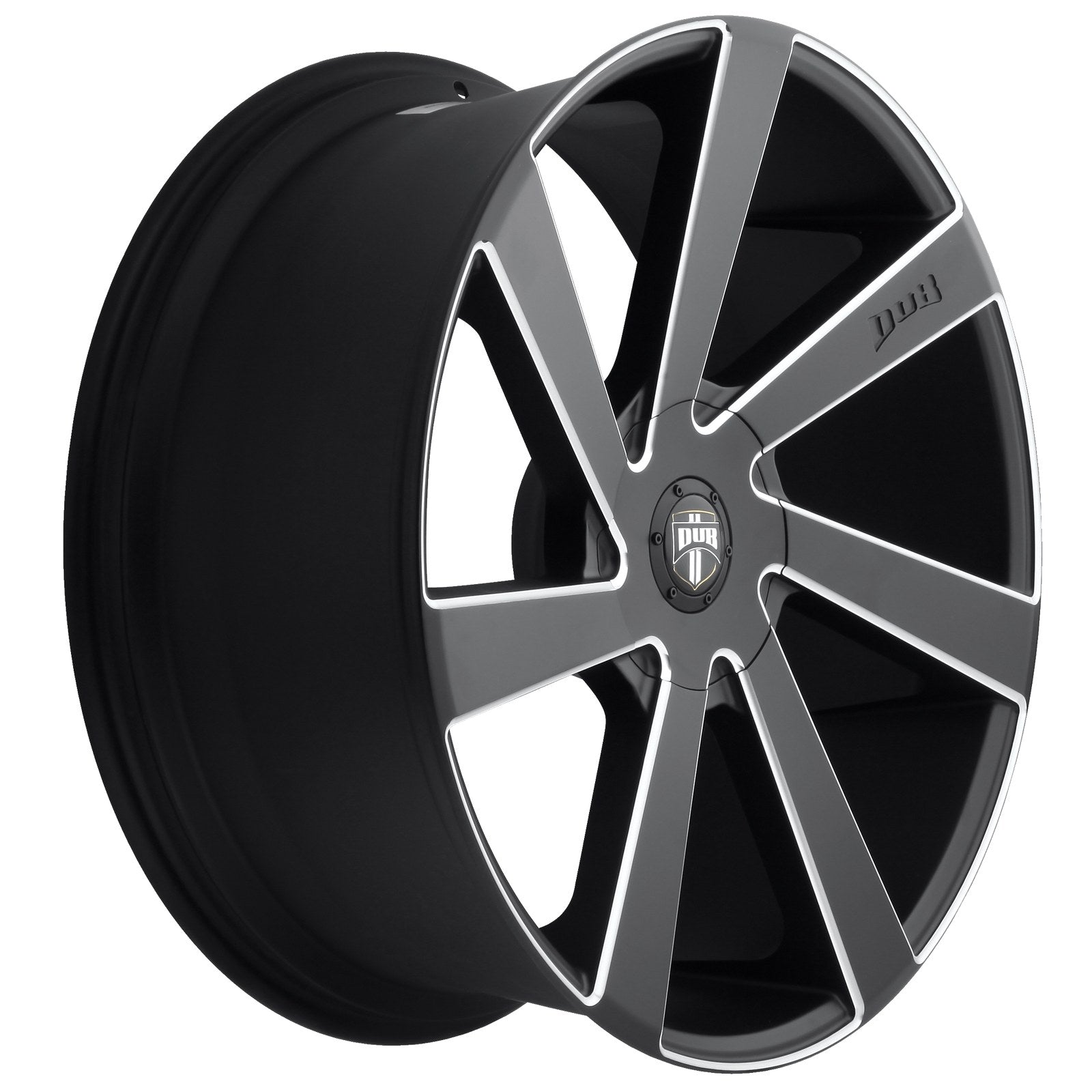 Dub 1PC Dub Directa Cap-Black Milled Edge