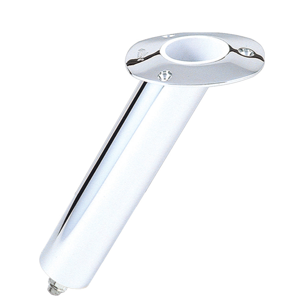 Lee's 30&deg; Stainless Steel Swivel Base Flush Mount Rod Holder 2.25" OD X 14.5" Tube