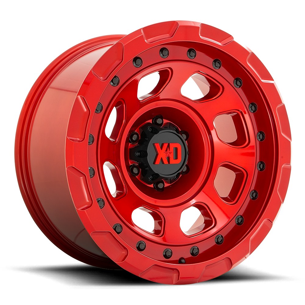 XD861 17X9 6X5.5 Gl-Red 00MM