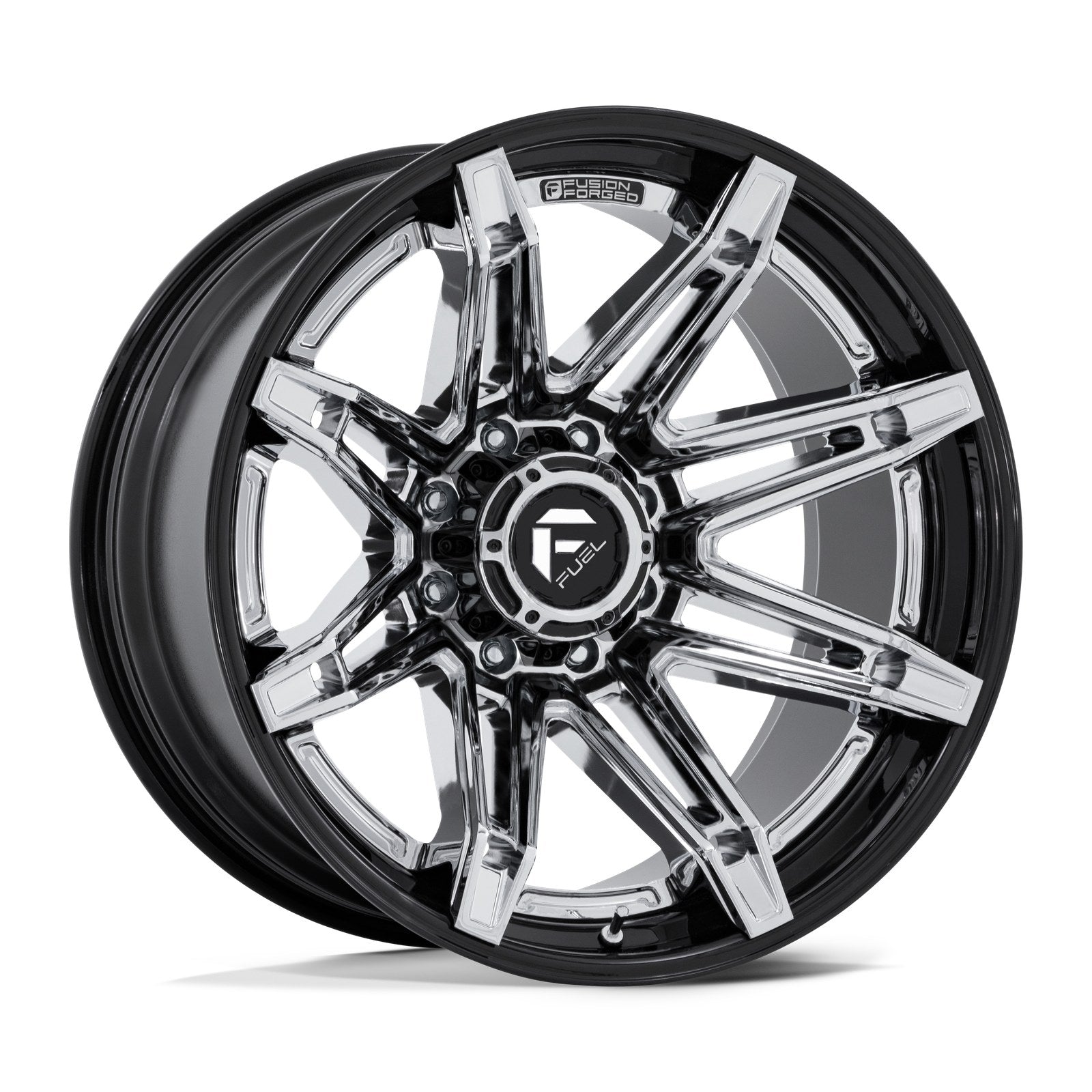 Fuel 1PC Brawl 24X12 8X6.5 125 -44 Chr G-Blk