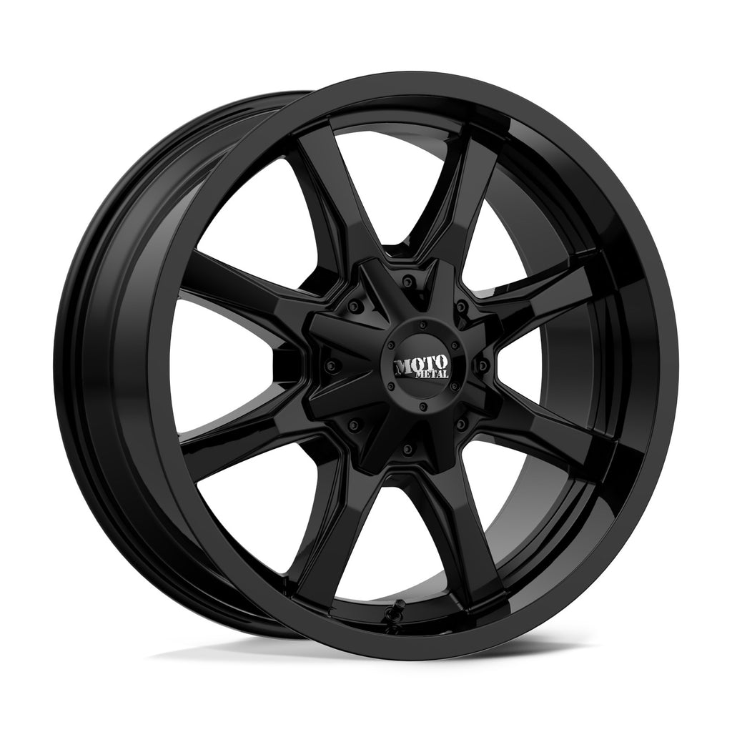 Moto Metal MO970 CAP SPACER G-BLK W/ CHR SCREWS
