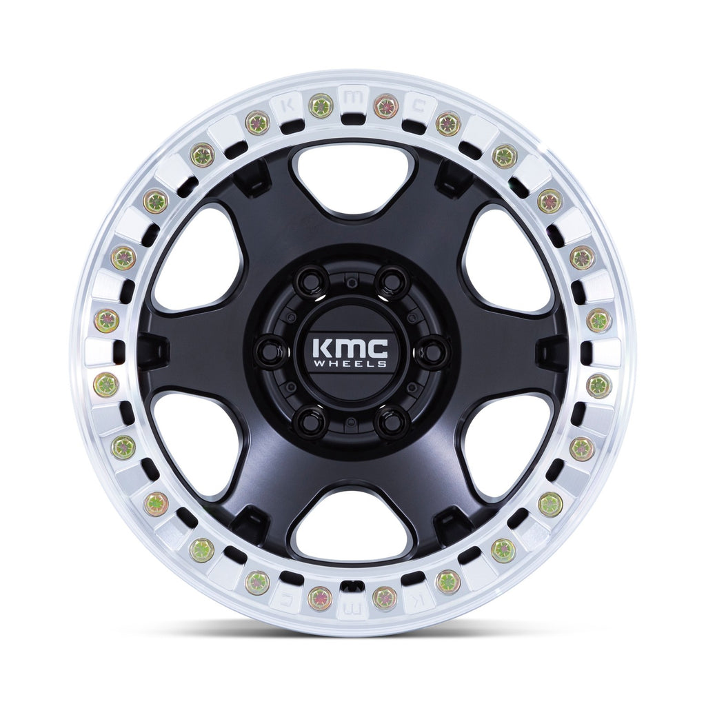 KMC Vi Bl 17X9 6X135 87 -38 S-Blk Mach