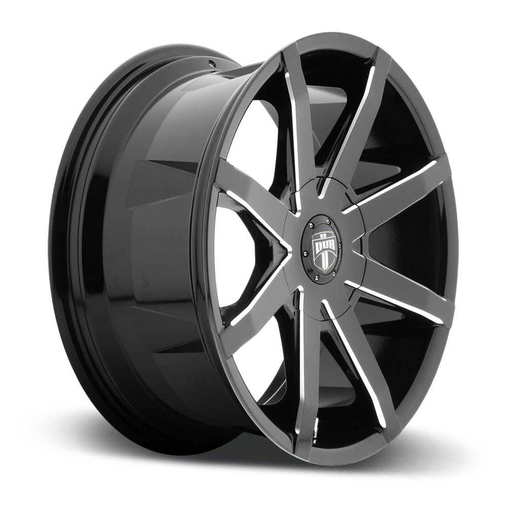 Dub 1PC Dub Push Cap-Black/Milled Edge