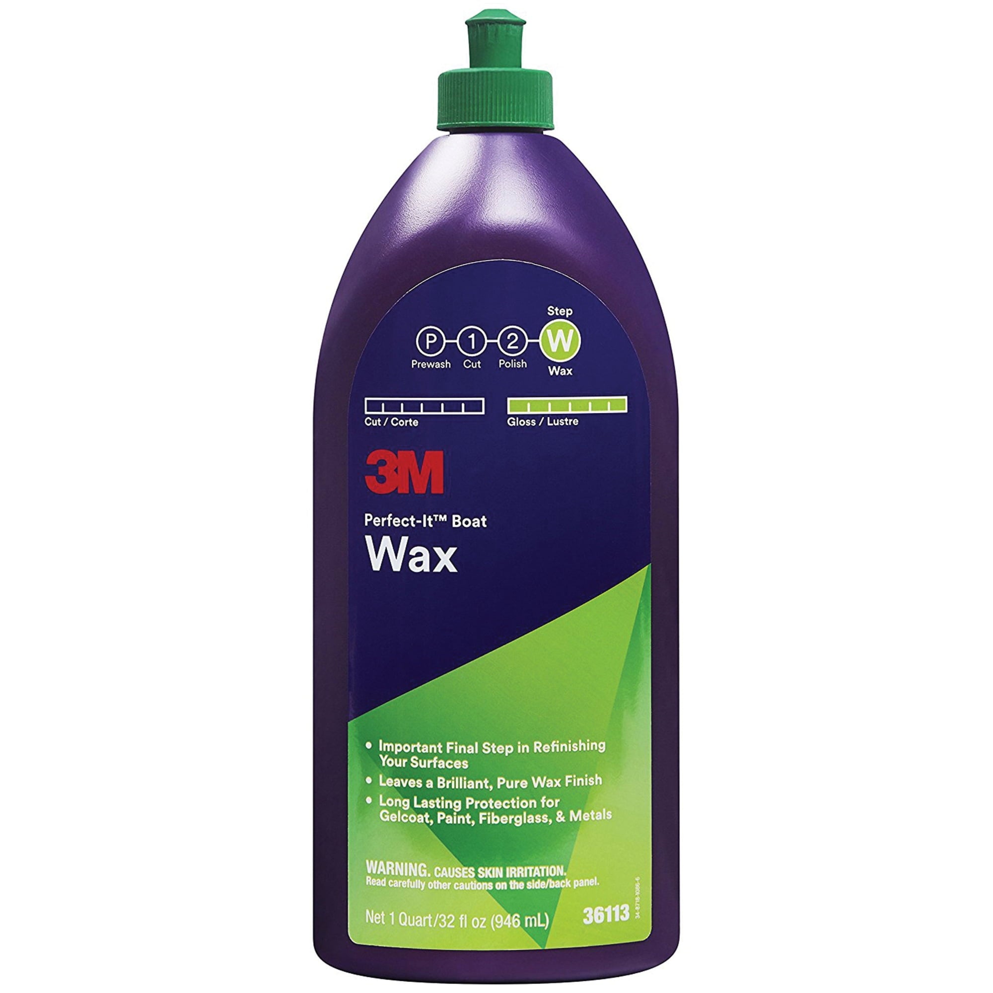 PN36113 3M Perfect-It Boat Wax Qt 6