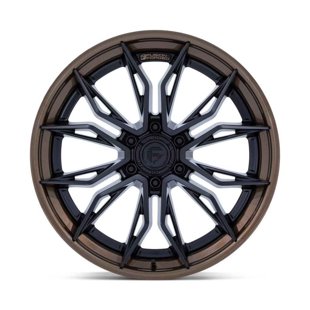 Fuel 1PC Mutiny 22X10 8X180 124 +0 M-Blk G-Brnz
