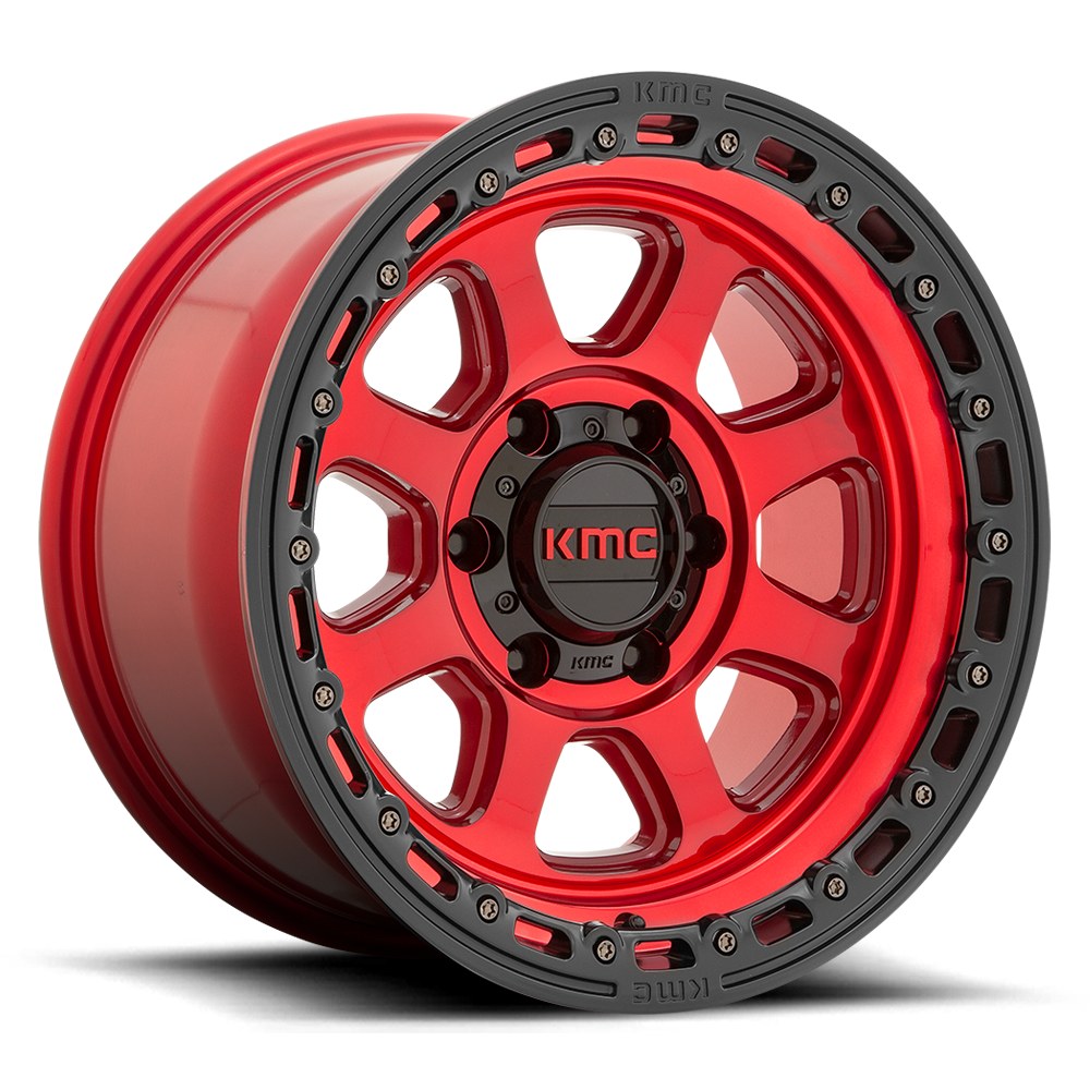 KMC KM548 18X9 8X180 C-Red Blk-LP 18MM