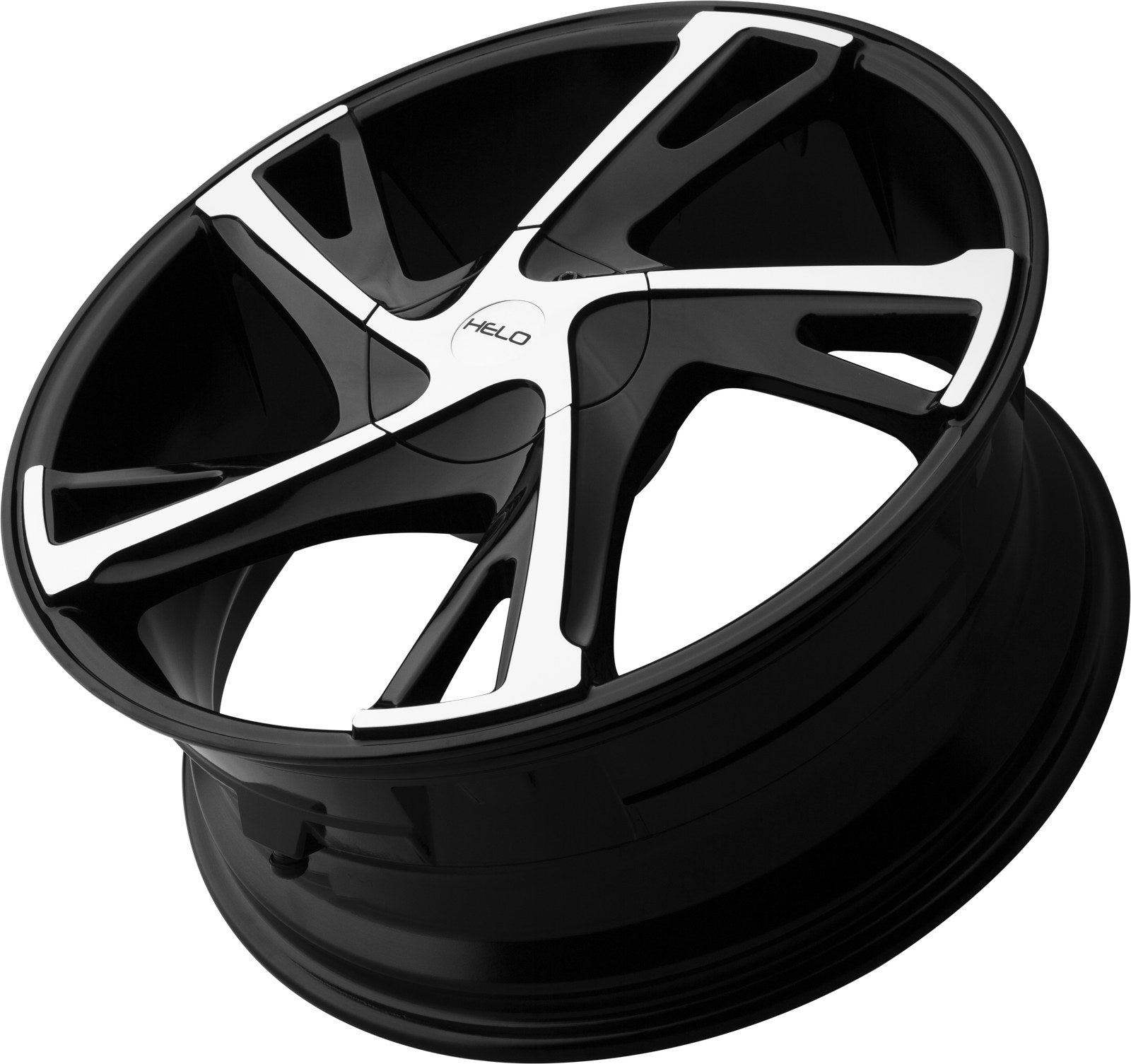 Helo HE902 Cap Gloss Black Machined