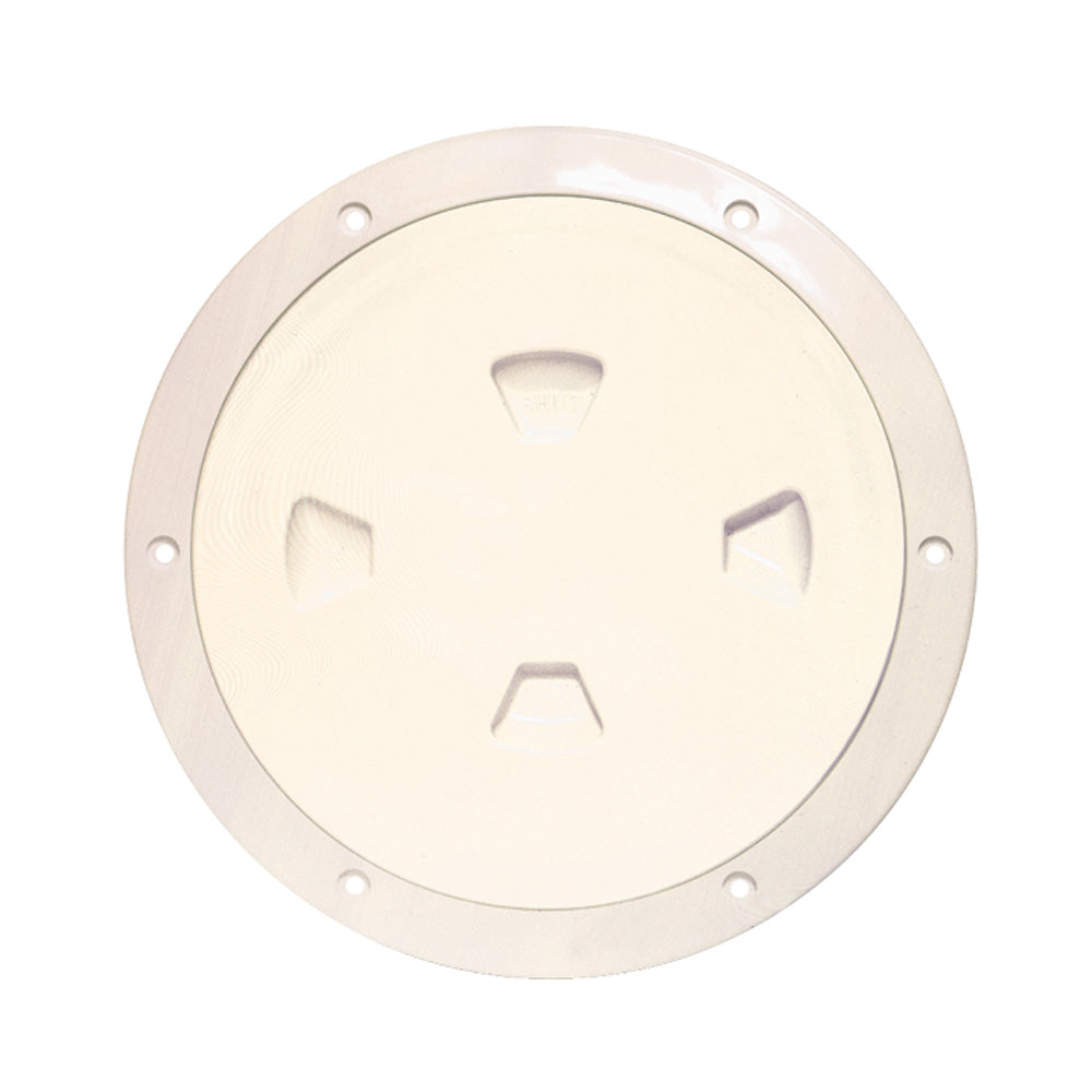 Beckson 8" Smooth Center Screw-out Deck Plate