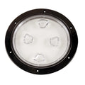 Beckson 8" Clear Center Screw-Out Deck Plate