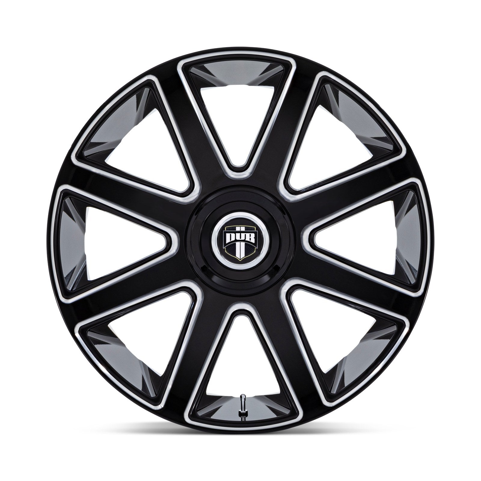 Dub 1PC Pull 24X10 6X135/5.5 100 +30 G-Blk-Mill