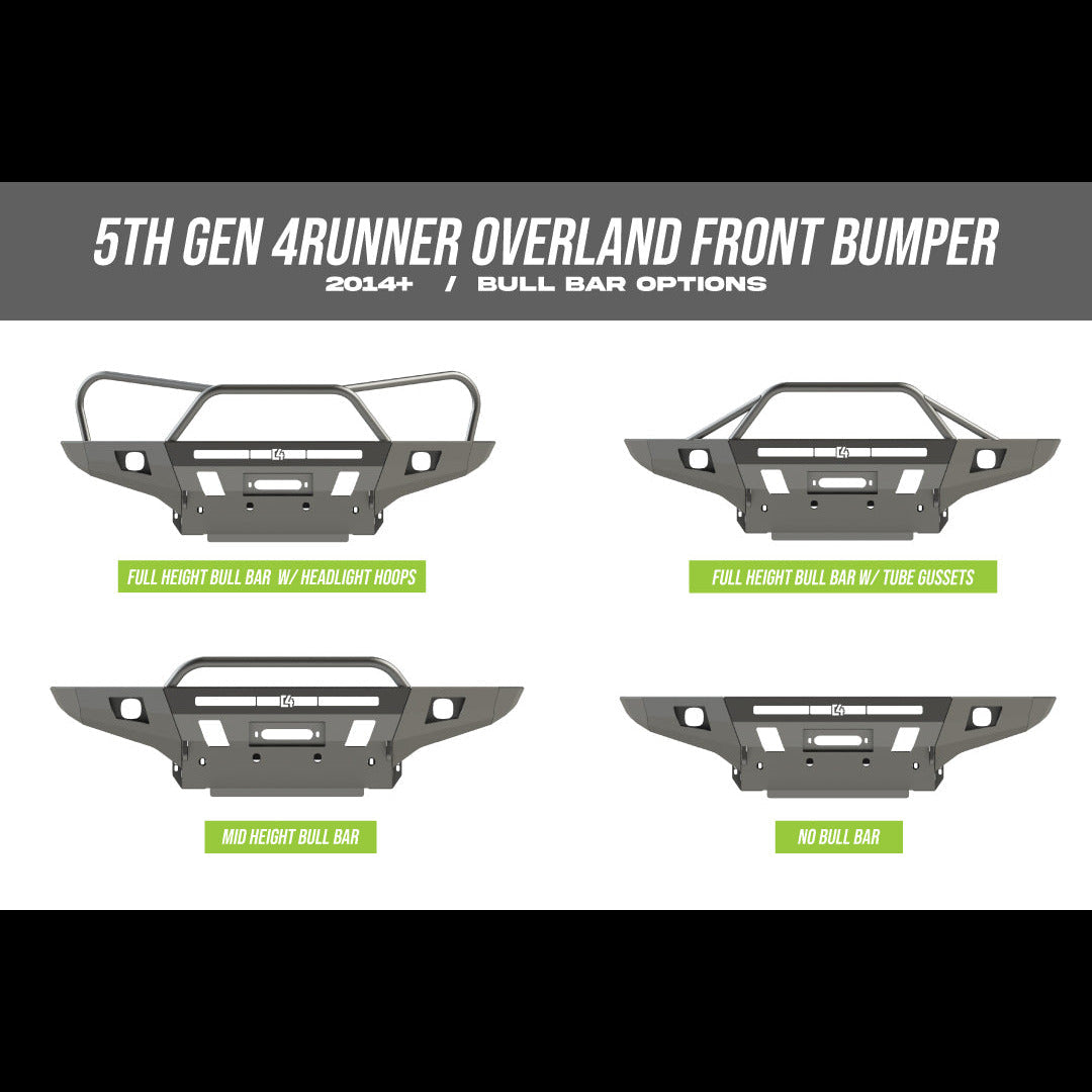 4Runner Overland Series Front Bumper / 5th Gen / 2014-2024