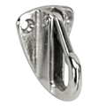 Whitecap Fender Hook - CP/Brass - 1-9/16" x 1-3/16