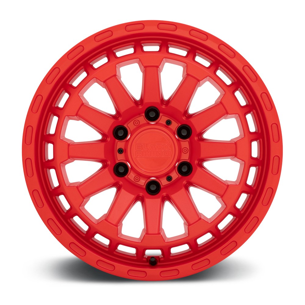 Black Rhino Hard Alloys BR RAID 18X9.5 6X139 -18 112 GLOSS RED