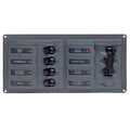 Bep AC Circuit Breaker Panel W/o Meters, 4 Way Panel 2 Mains