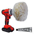 Flitz Buff Ball - Large 5" - White w/1.76oz Tube Flitz Polish