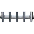 Tigress 5 Rod Aluminum Transom Mount Rod Holder - 35"