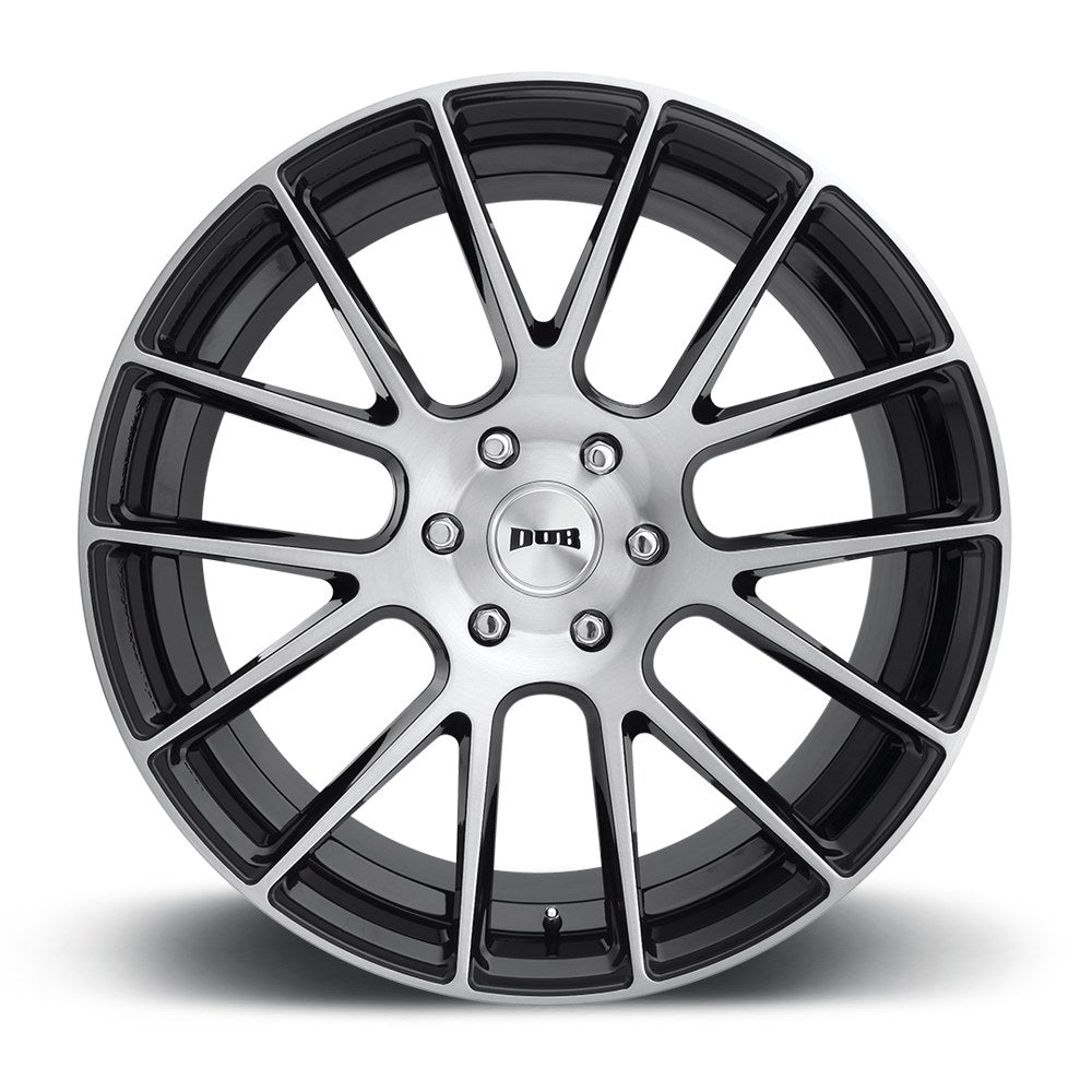 Dub 1PC Luxe 24X9.5 6X5.5 78.1 Bl +30