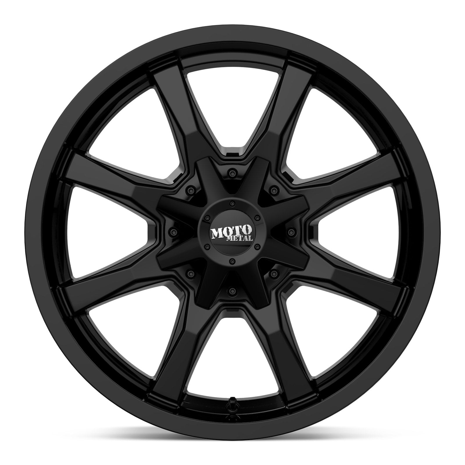 Moto Metal MO970 CAP SPACER G-BLK W/ CHR SCREWS