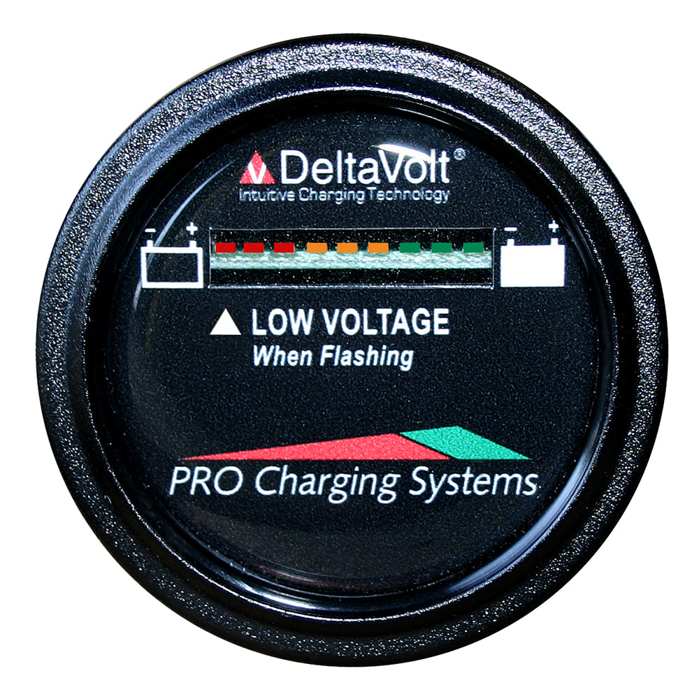 Dual Pro Battery Fuel Gauge - DeltaView&reg; Link Compatible - 48V System (4-12V Batteries, 8-6V Batteries, 6-8V Batteries)
