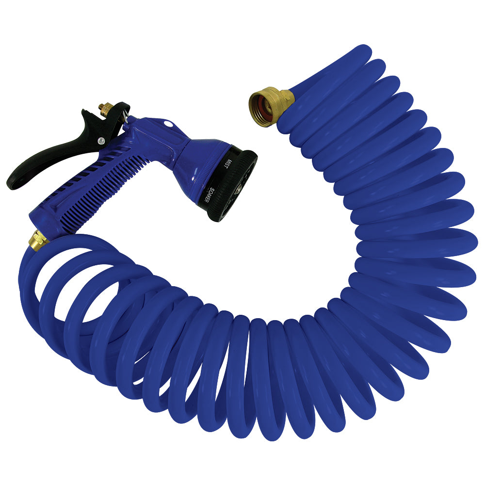 Whitecap 15' Coiled Hose