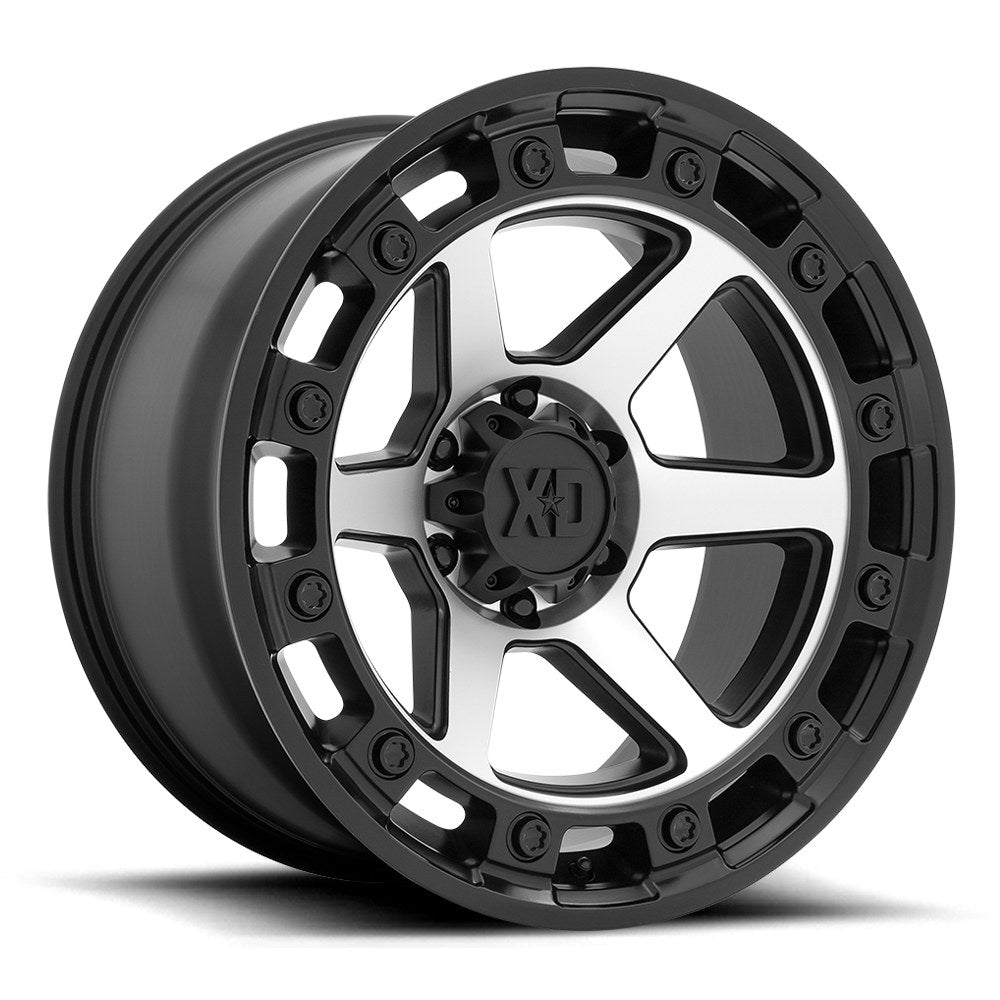 XD862 17X9 5X5.0 S-Blk Mach 00MM