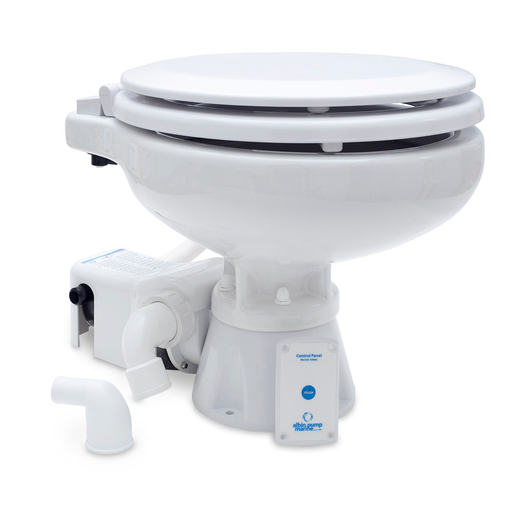 Albin Group Marine Toilet Standard Electric Evo Compact Low