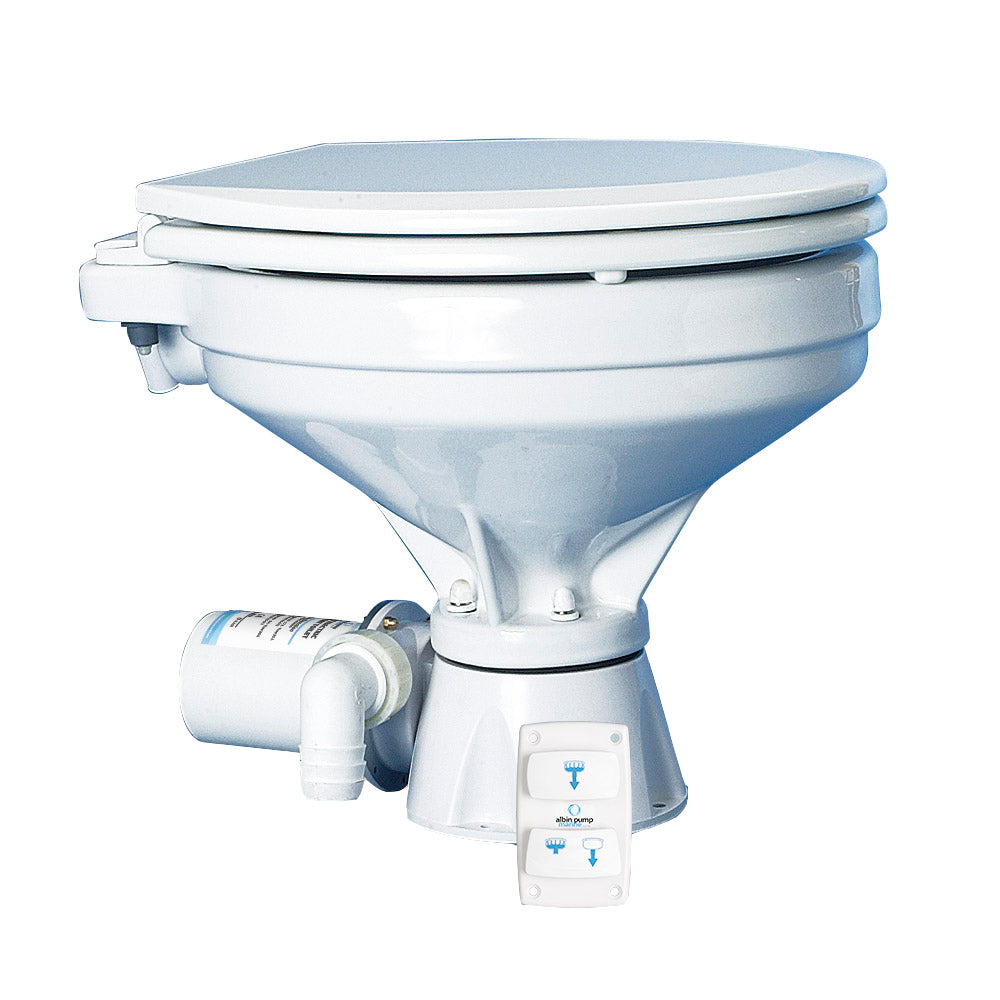 Albin Group Marine Toilet Silent Electric Comfort