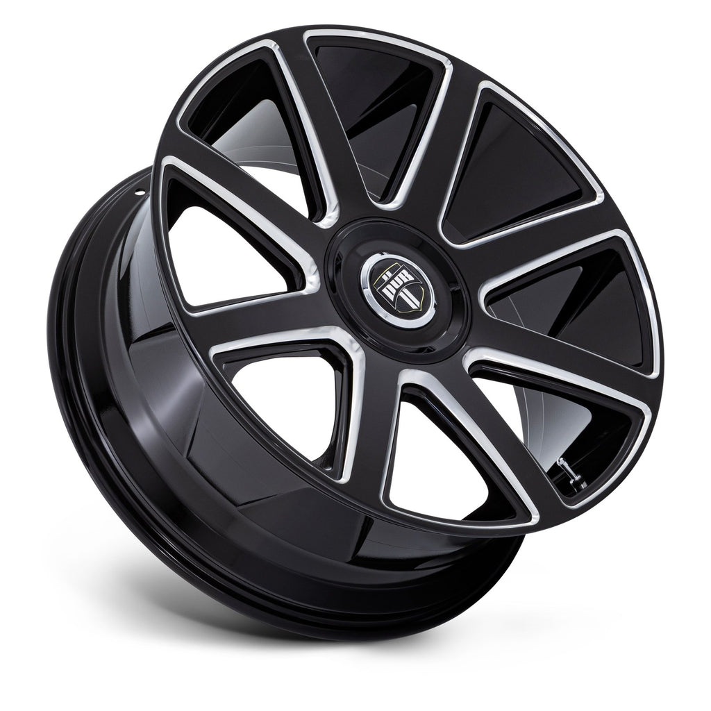 Dub 1PC Pull 24X10 6X135/5.5 100 +30 G-Blk-Mill