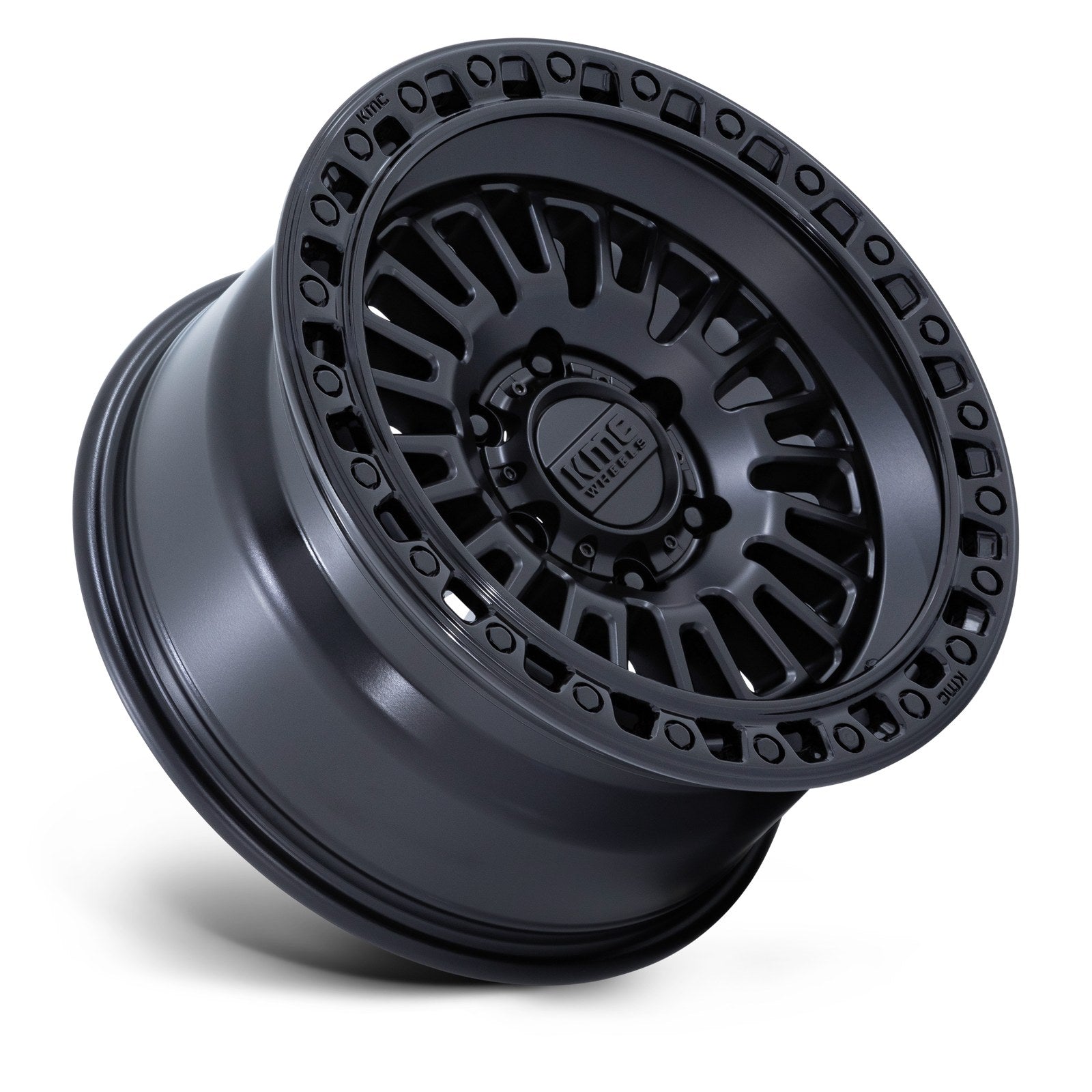 KMC Aztec 17X8.5 6X4.5 66 +25 M-Blk Gb-LP