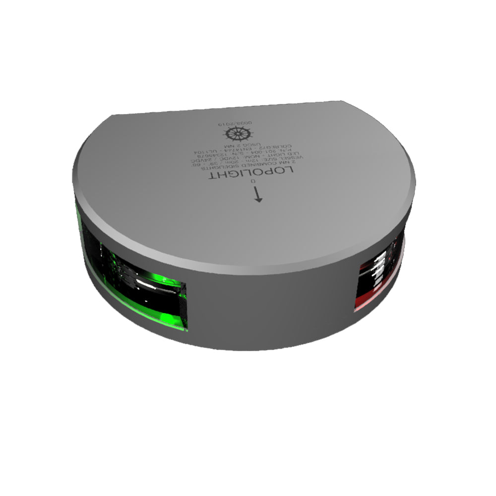Lopolght Series - Starboard &amp; Port Sidelight - 2nm - Vertical Mount - / - Housing