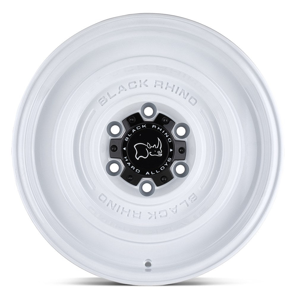Black Rhino Hard Alloys BR SOLID 17X9.5 6X139 -12 112 G-WHITE