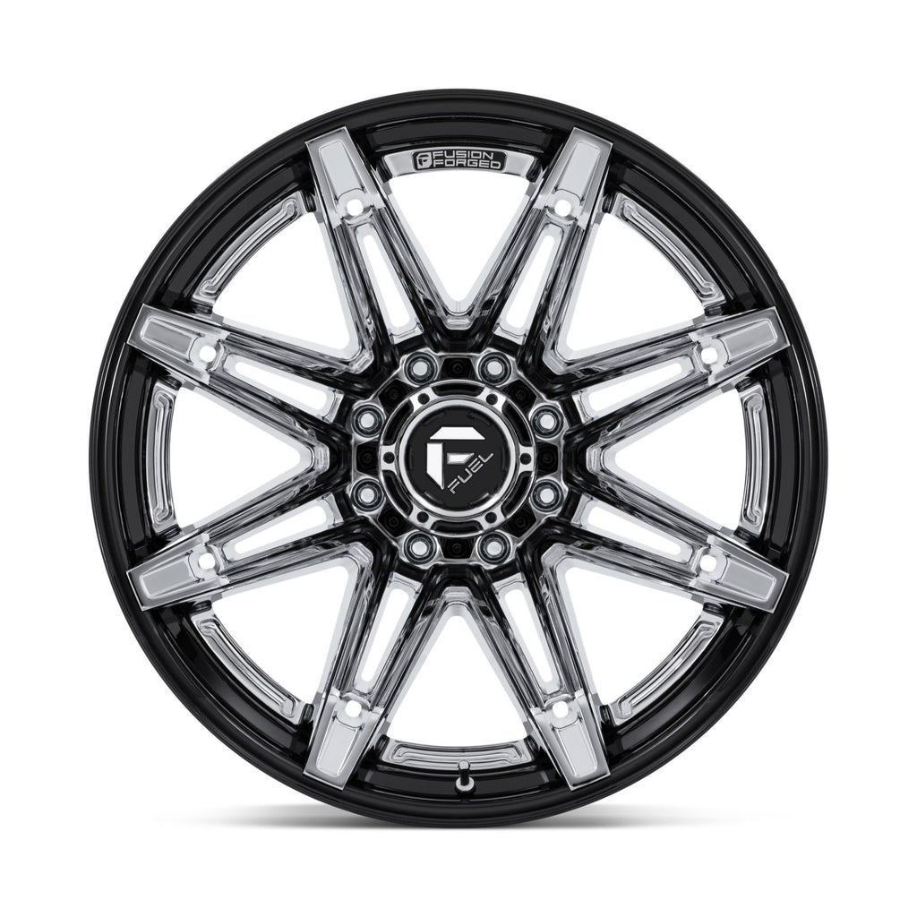 Fuel 1PC Brawl 24X12 8X6.5 125 -44 Chr G-Blk