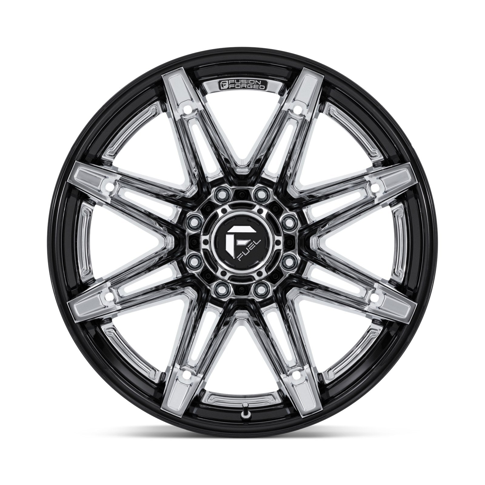 Fuel 1PC Brawl 24X12 8X6.5 125 -44 Chr G-Blk