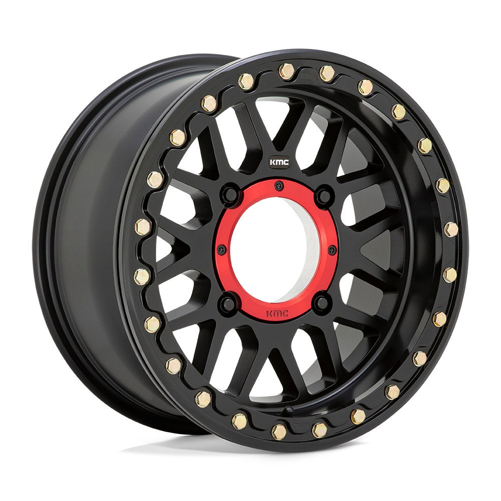 KMC Powersports GRENADE UTV BL 14X7 4X110 S-BLK 38MM