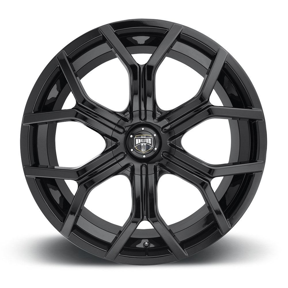Dub 1PC Dub Royalty Cap-Gloss Blk Mach Ddt